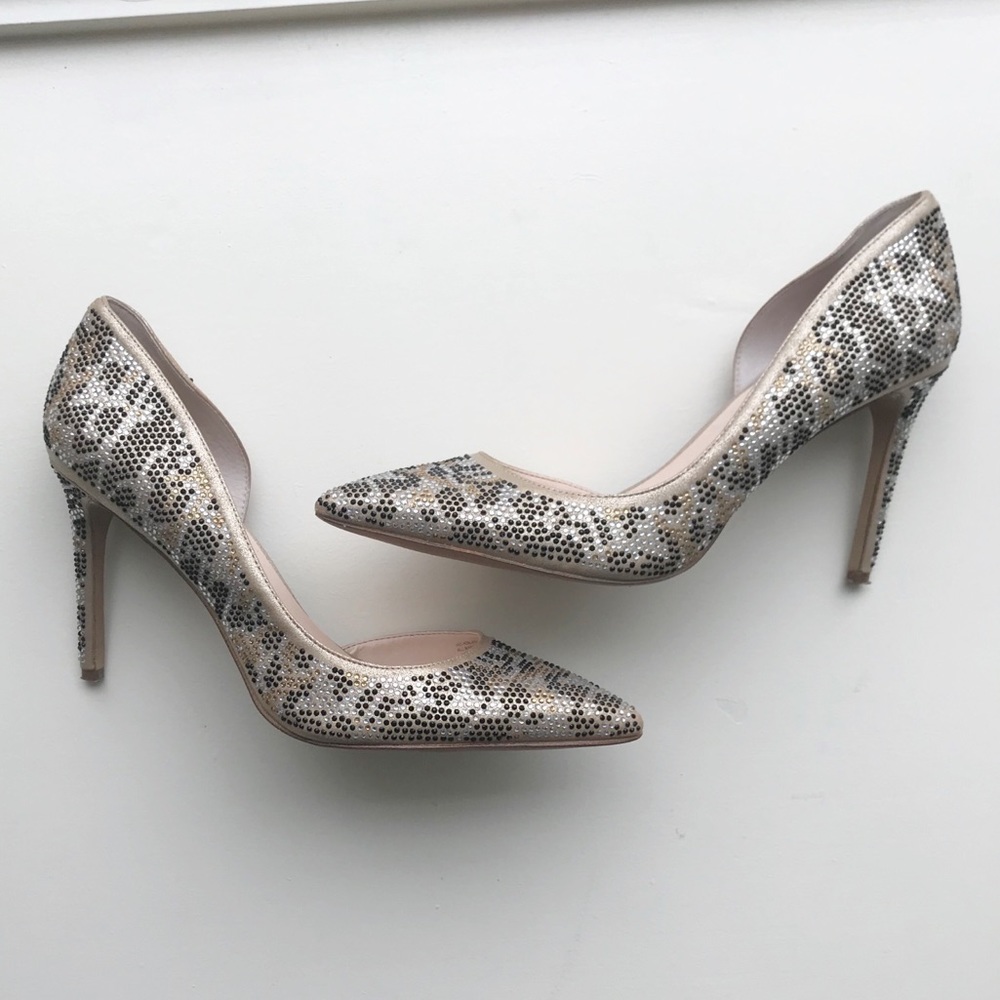 INC Zitah Rhinestone Pointed Toe Pumps - Picture 2 of 7